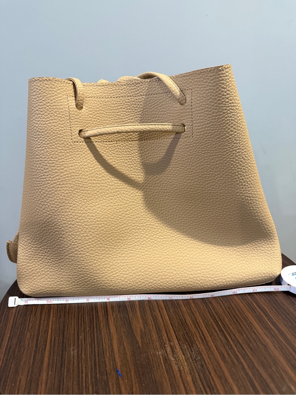 8 Other Reasons Beige Drawstring Tote